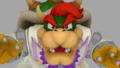 An animated image showing some 3D model actions of Bowser, from "ODYSSEY JOURNAL" page of the Japanese website for Super Mario Odyssey