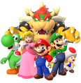 Group artwork from the official Super Mario website (2025)