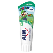 AIM toothpaste (mild mint flavor) with Luigi