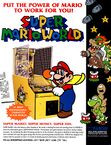 Flyer for Super Mario World (arcade)