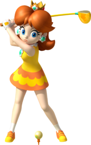 Princess Daisy artwork from Mario Golf: World Tour.