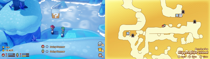 16th block in Slippenglide Island from Mario & Luigi: Brothership