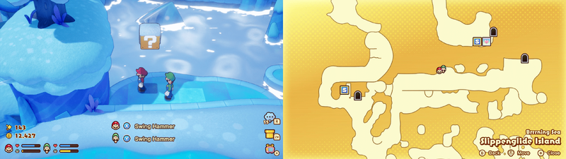 16th block in Slippenglide Island from Mario & Luigi: Brothership