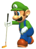 Luigi in Mario Golf (Nintendo 64)