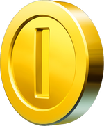 The icon for the coin item in Mario Kart World