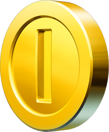 The icon for the coin item in Mario Kart World