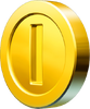 The icon for the coin item in Mario Kart World