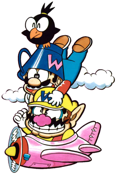 File:Mario and Wario SuperMarioKun Artwork.png