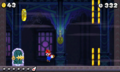 Mario in the World Mushroom Ghost House.