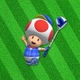 Toad as an option in a Play Nintendo opinion poll on character golf outfits in Mario Golf: Super Rush. Original filename: <tt>PLAY-5165-MGSR-poll01_1x1-Toad_v01.6ef5f3152e16d0ba.jpg</tt>