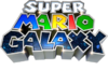 The official Japanese wordmark for Super Mario Galaxy. Please note that it while this wordmark may bare a superficial resemblance to the English logo, there is stylized white katakana text underneath the word "galaxy" that may be difficult to see in some displays. This is not present in western releases of this logo.