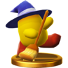Broom Hatter's trophy render from Super Smash Bros. for Wii U