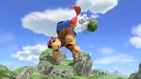 Banjo and Kazooie's down special in Super Smash Bros. Ultimate.