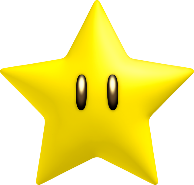 File:Super Star NSMB2 artwork.png - Super Mario Wiki, the Mario ...