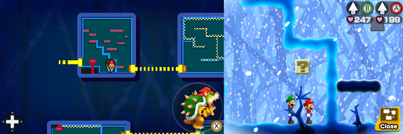 Block 34 in Airway of Mario & Luigi: Bowser's Inside Story + Bowser Jr.'s Journey.
