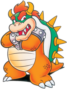 Bowser in the American manual of Super Mario World