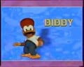 Diddy Kong in a bumper