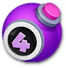 An attack bomb representing a doctor's attack from Dr. Mario World