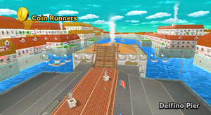 Delfino Pier from Mario Kart Wii