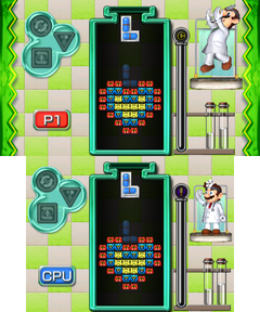 Advanced Stage 15 of Miracle Cure Laboratory in Dr. Mario: Miracle Cure