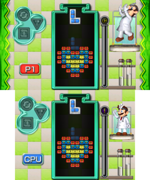 Advanced Stage 15 of Miracle Cure Laboratory in Dr. Mario: Miracle Cure