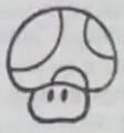 Artwork of a Super Mushroom