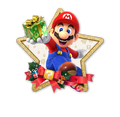 Holiday fun with Mario artwork