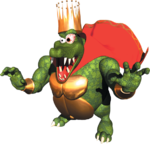 Artwork of King K. Rool from Donkey Kong 64.