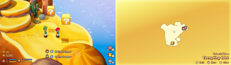 ? blocks 3-4 in Teenytiny Islet from Mario & Luigi: Brothership