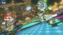 <small>N64</small> Rainbow Road from Mario Kart 8