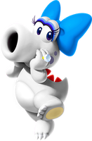 Birdo (White) from Mario Kart Tour