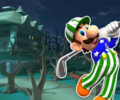 The course icon of the Reverse variant with Luigi (Golf)