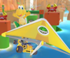 Thumbnail of the Mii Cup Challenge from the Peach vs. Bowser Tour; a Glider Challenge set on Wii Koopa Cape