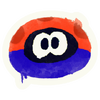 A sticker from Mario Kart World