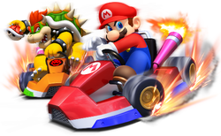 Mario Kart Arcade GP DX key artwork