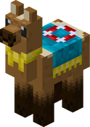 Minecraft Mario Mash-Up Llama Creamy Trader Render.png