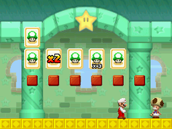 Toadsworth in the green Toad House in New Super Mario Bros.