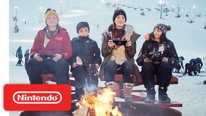 Thumbnail for "Nintendo Sneak Peek Goes Skiing w/ Nintendo Switch!"