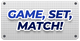 "GAME, SET, MATCH!" inscription for the Mario Tennis Aces trophy in the Trophy Creator application