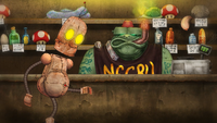 A Super Mario reference in the Romanian web animated series RObotzi