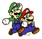 Super Mario Bros. Deluxe artwork: Mario And Luigi