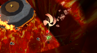 The first Green Star found in Bowser's Galaxy Generator.
