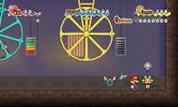 The Ackpow in the VIP generator room in Chapter 2-3 of Super Paper Mario