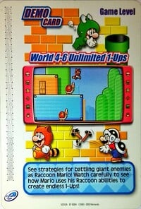 World 4-6 Unlimited 1-Ups e-Reader card from Super Mario Advance 4: Super Mario Bros. 3