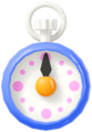 Artwork of a timer from Yoshi's Crafted World