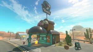 A Yoshi's location in Mario Kart World