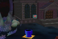 The blue Warp Pipe from Toad Town Tunnels appears