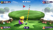 Chip Shot Challenge Hit the ball toward the flag. The player who hits their ball closest to the hole wins!
