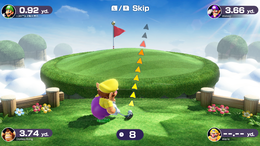 Chip-Shot Challenge from Mario Party Superstars.