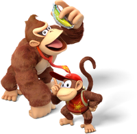 Donkey Kong and Diddy Kong - Donkey Kong Country Tropical Freeze.png